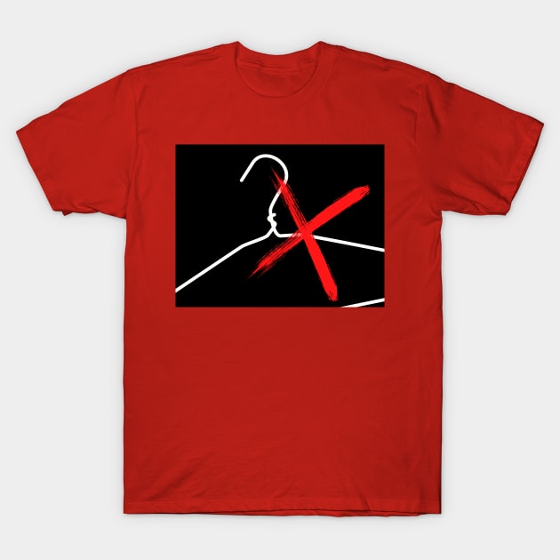 No Wire Hangers T-Shirt by TJWDraws